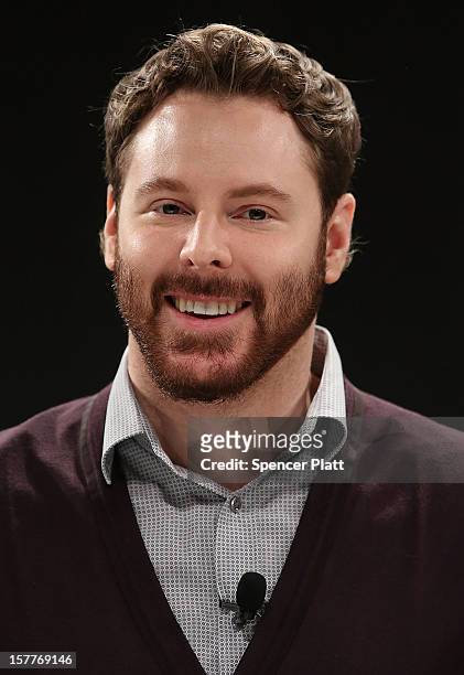 Napster cofounder Sean Parker speaks at a Spotify event on December 6, 2012 in New York City. Metallica recently announced that their music will now...