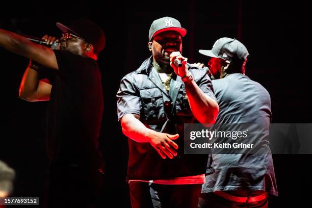 Cent performs at Bridgestone Arena on July 28, 2023 in Nashville, Tennessee.