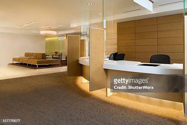 waiting area inside a luxurious building - carpet stock pictures, royalty-free photos & images