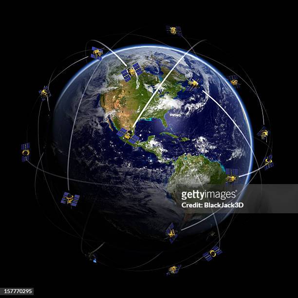 gps - satellite ストックフォトと画像