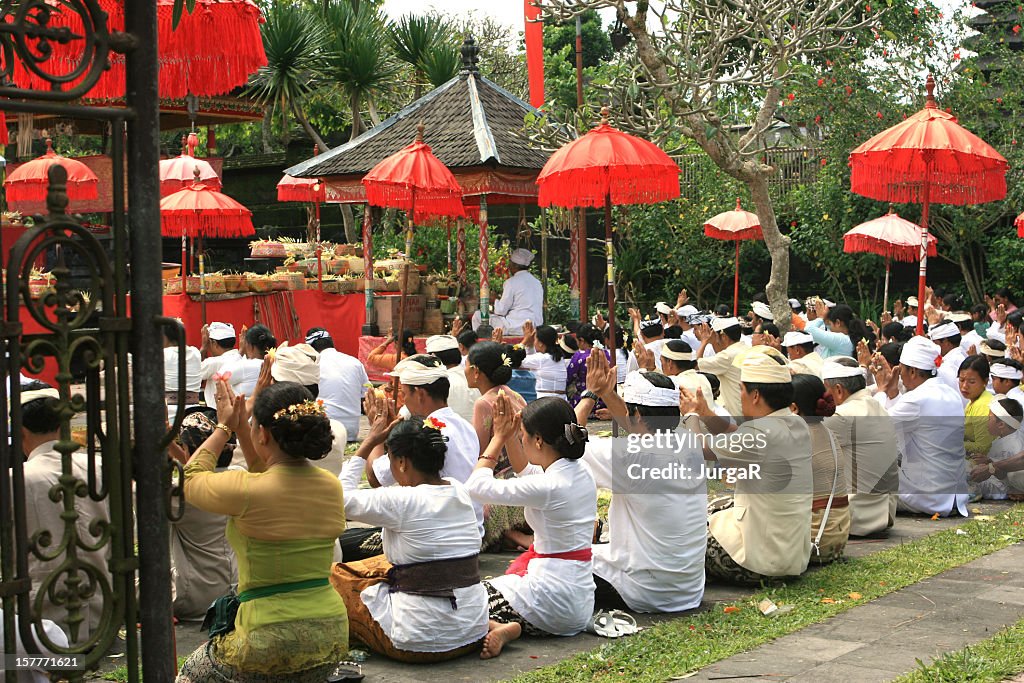 People Praying - Hindu Religious Festival