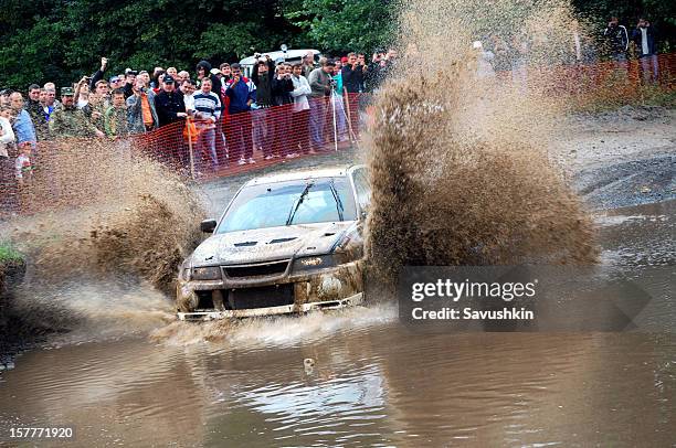 motor rally - car rally stockfoto's en -beelden