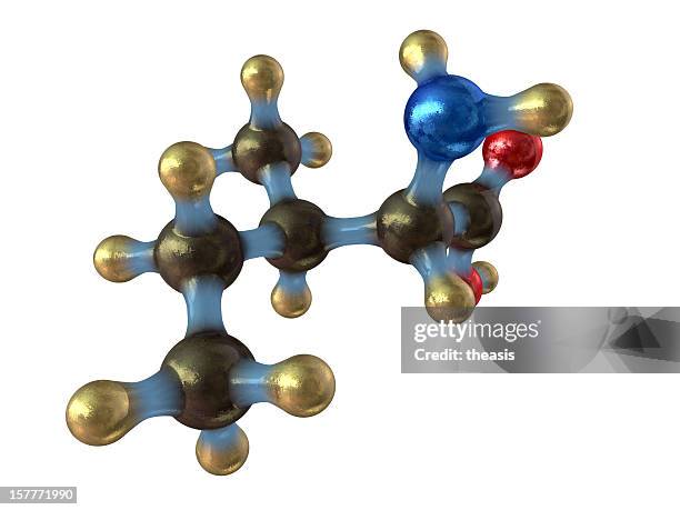 amino acid isoleucine - amino acid stockfoto's en -beelden