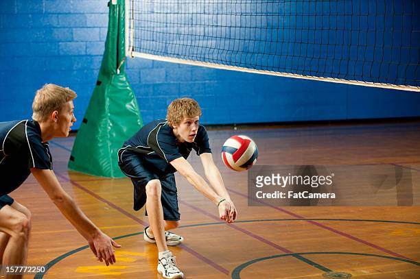 volleyball - zaalvolleybal stockfoto's en -beelden