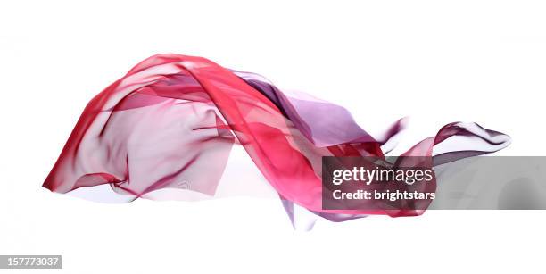 flying graduated silk from pink to purple - multi colored skirt bildbanksfoton och bilder