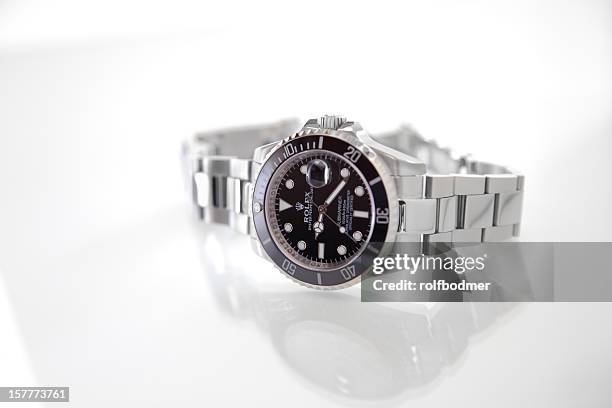 rolex - luxury watch stock-fotos und bilder