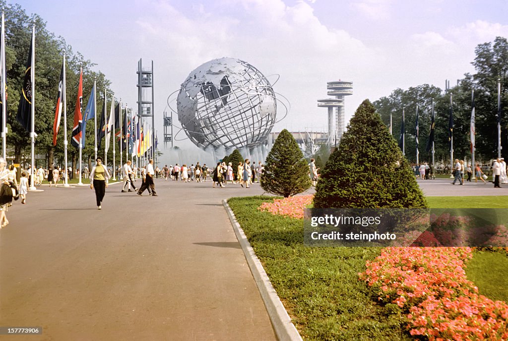 Unisphere de Nueva York en 1964 feria mundial