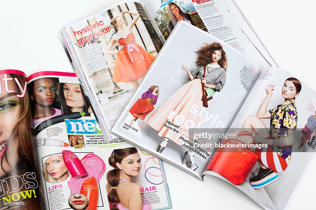 Teenage fashion magazines