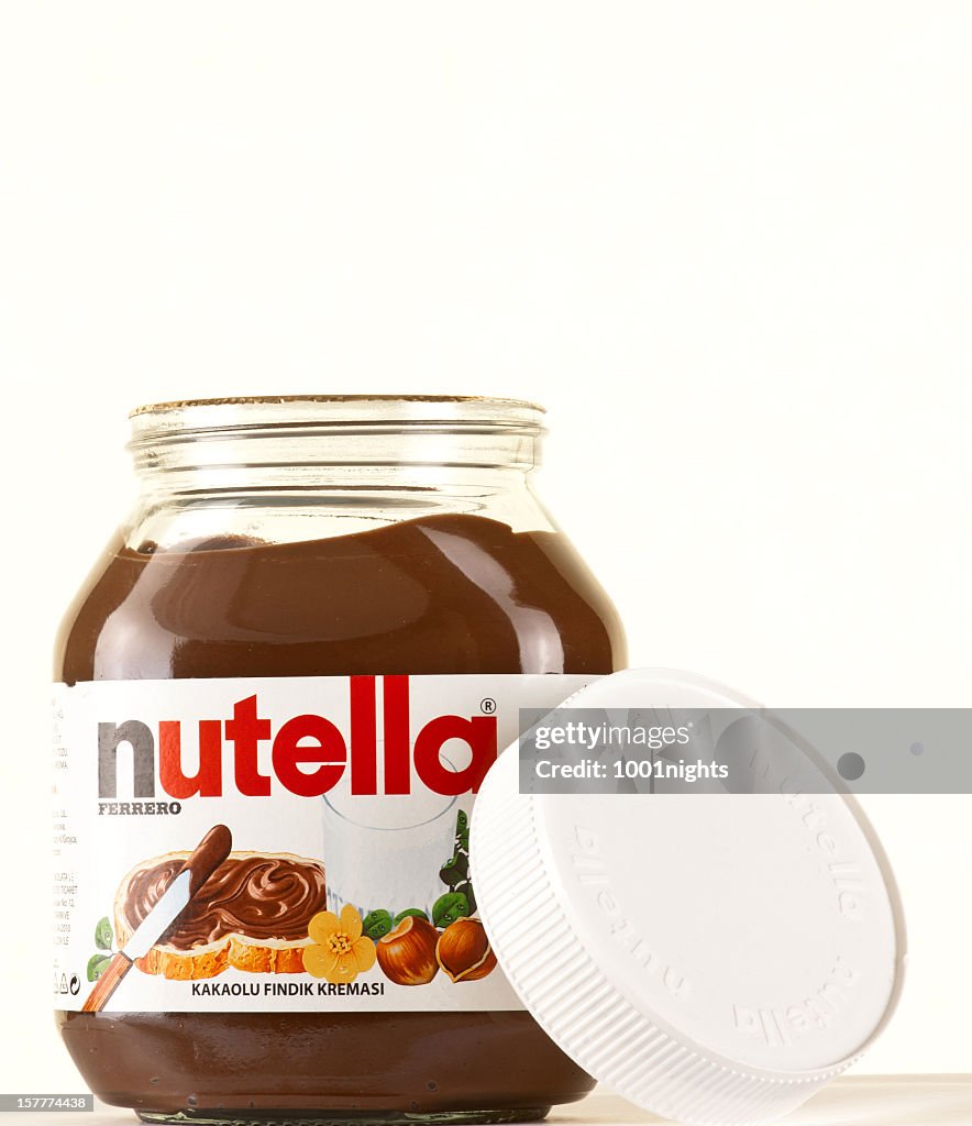 Jar of nutella