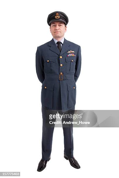 squadron leader - handsome military men stock pictures, royalty-free photos & images