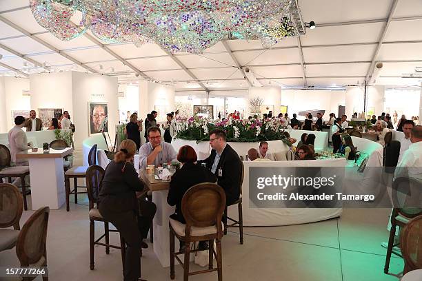 General view during the 5th Annual Museum Professionals & Curators Brunch at Art Miami VIP Lounge on December 6, 2012 in Miami, Florida.