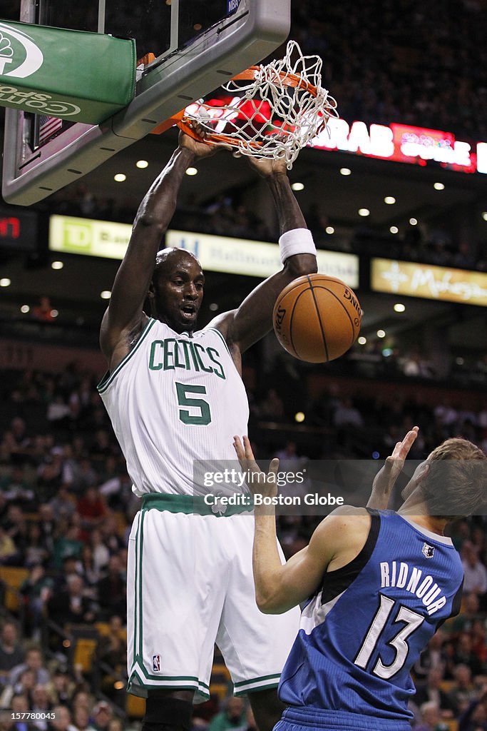Minnesota Timberwolves Vs. Boston Celtics At TD Garden