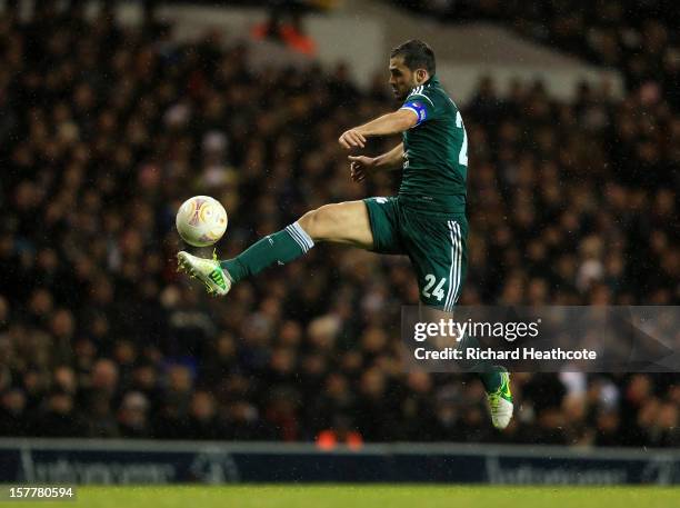 Loukas Vyntra of Panathinaikos controls the ball during the UEFA Europa League Group J match between Tottenham Hotspur and Panathinaikos at White...