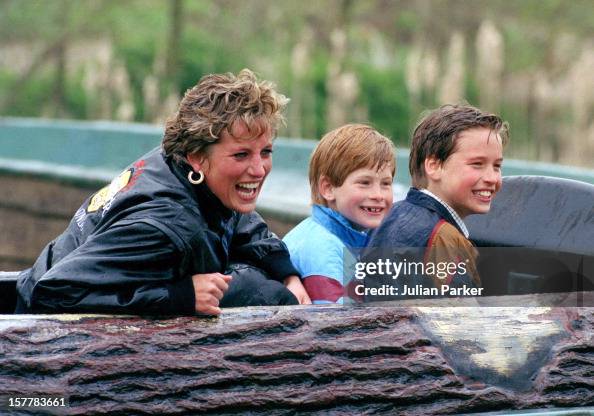 Diana, William & Harry At Thorpe Park Diana, William & Harry At Thorpe Park