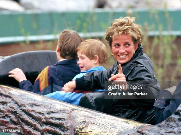 Diana, William & Harry At Thorpe Park Diana, William & Harry At Thorpe Park