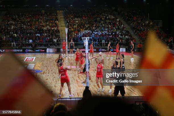 General view during the Netball World Cup 2023, Semi Final 1 match between England and New Zealand at Cape Town International Convention Centre,...