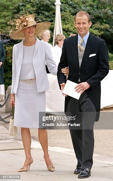 Prince Kyril & Princess Rosario Of Bulgaria Attend The Wedding Of Princess Alexia Of Greece And Carlos Morales Quintana At The St. Sophia Cathedral...