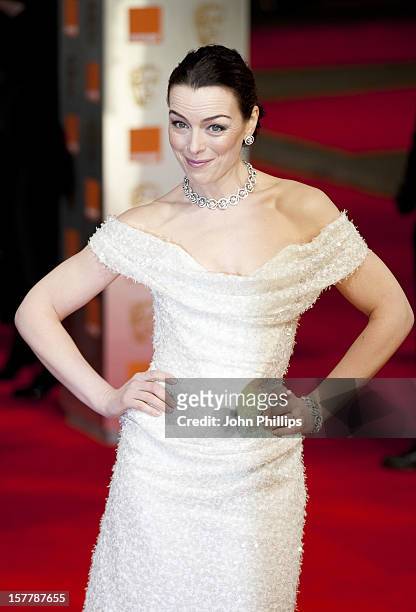 Olivia Williams Arriving For The 2012 Orange British Academy Film Awards At The Royal Opera House, Bow Street, London.