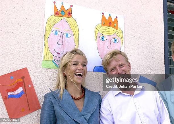 Crown Prince Willem Alexander & Crown Princess Maxima Of Holland Visit Aruba, During Their Visit To The Dutch Antilles. The Couple Visited The Dutch...