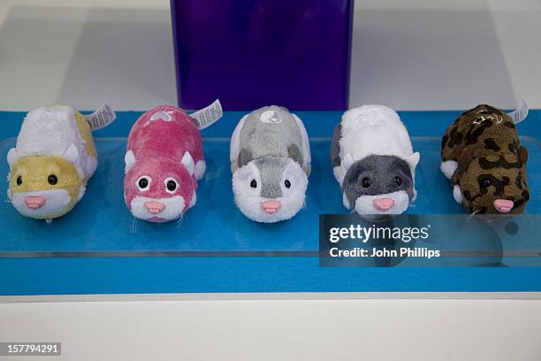 General View Of Zhu Zhu Pets At The 2010 Toy Fair At Olympia In West London.