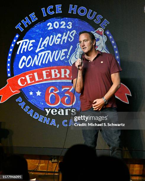 Comedian Jay Mohr performs at The Ice House Comedy Club on July 28, 2023 in Pasadena, California.