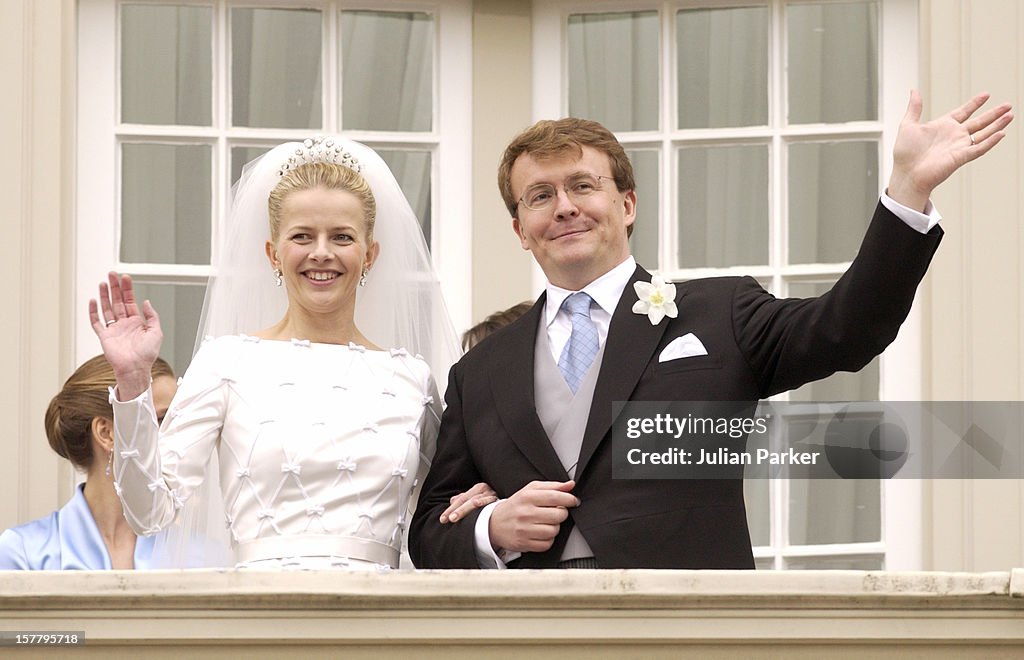 Wedding Of Prince Johan Friso & Mabel Wisse Smit