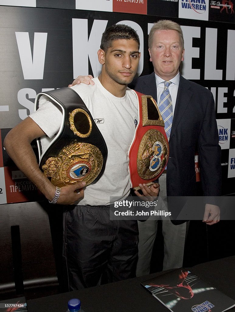 Boxing - Amir Khan Press Conference - O2 Arena
