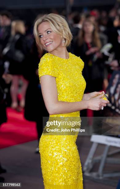 Elizabeth Banks Arrives At The European Premiere Of 'The Hunger Games' At The O2 Arena On March 14, 2012 In London.
