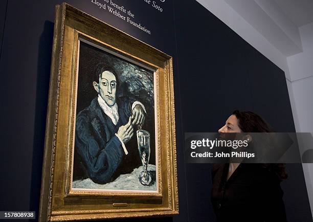 Absinthe Angel 58 Portrait Of Angel Fernandez De Soto Pablo Picasso Stock Photos, High ...