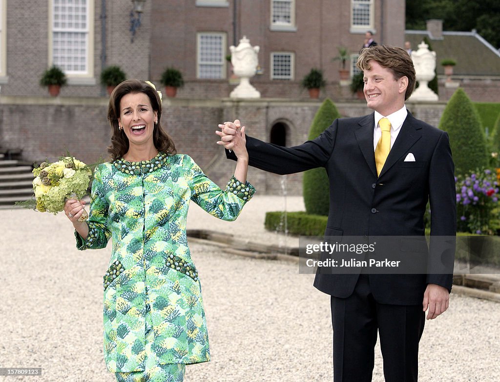 Prince Pieter-Christiaan & Anita Van Eijk Civil Wedding Ceremony In Apeldoorn