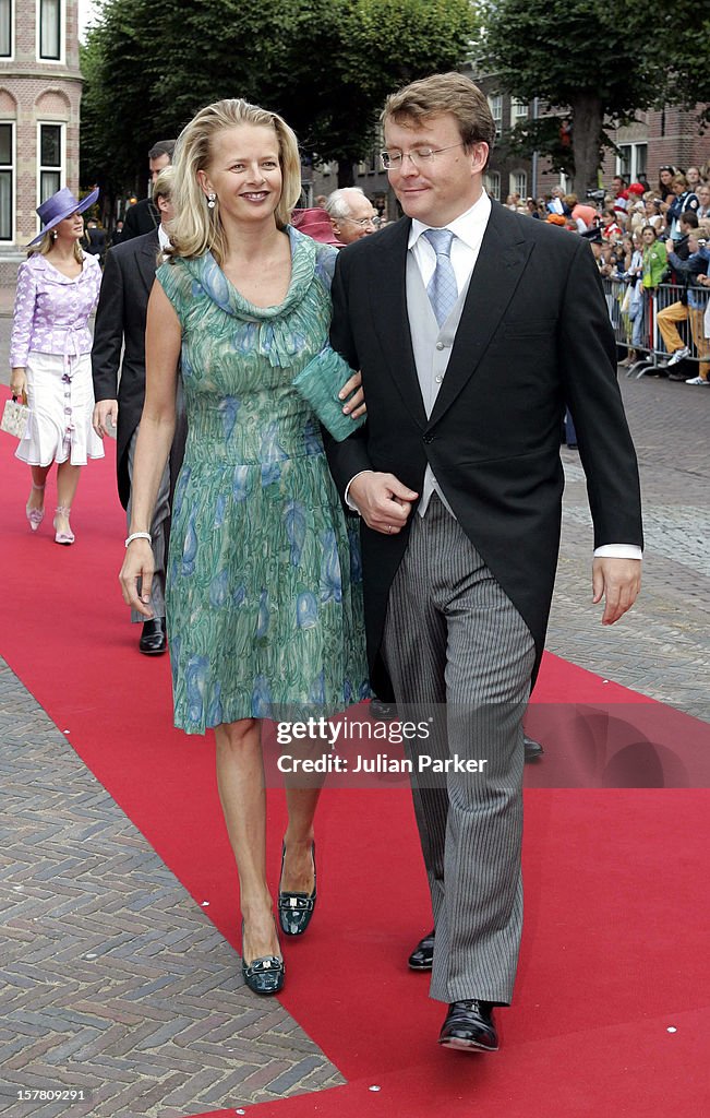 Prince Pieter-Christiaan & Anita Van Eijk Wedding In Noordwijk