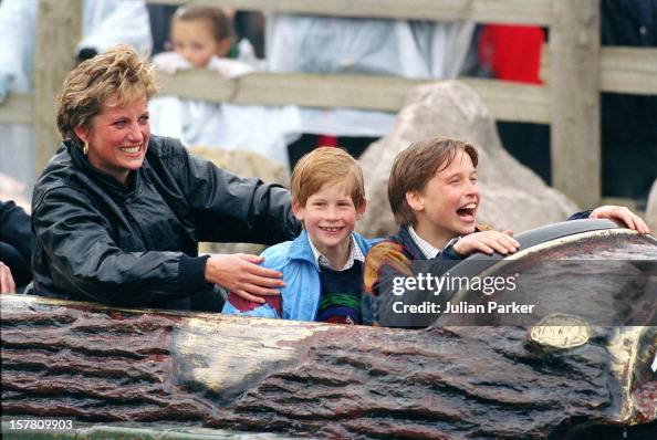 Diana, William & Harry At Thorpe Park Diana, William & Harry At Thorpe Park