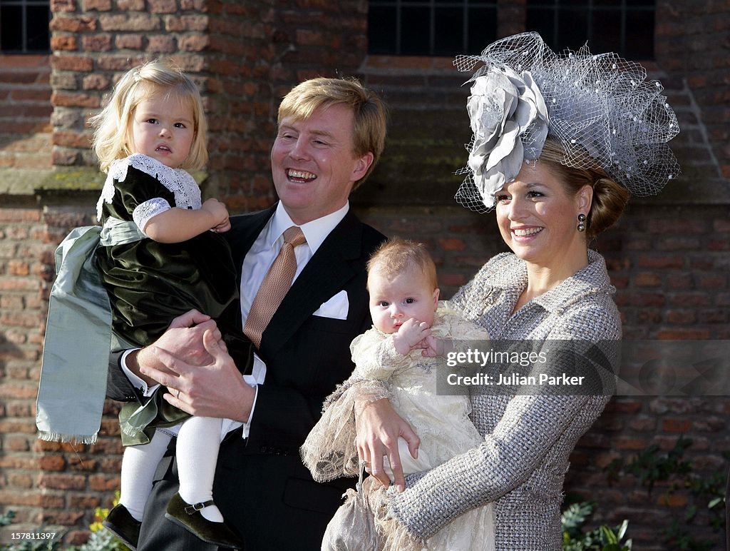 The Christening Princess Alexia Of The Netherlands