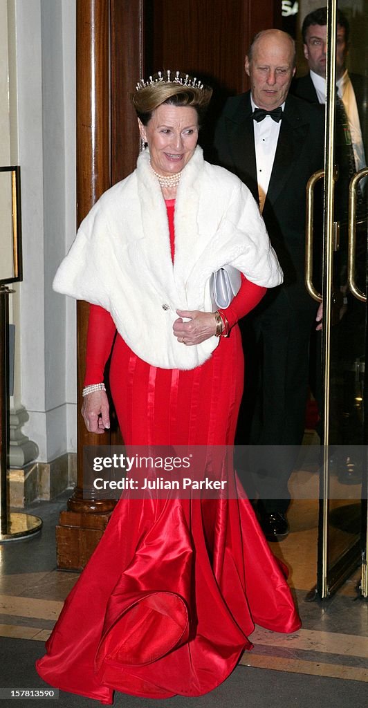 King Harald & Queen Sonja Of Norway State Visit To Switzerland