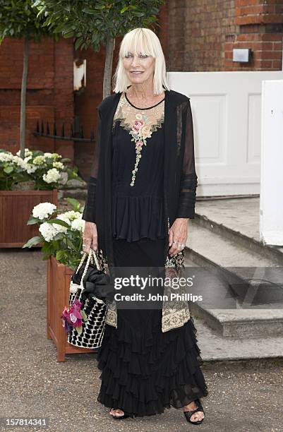 Virginia Bates Arriving At The English National Ballet Summer Party At The Orangery, Kensington Gardens, London.