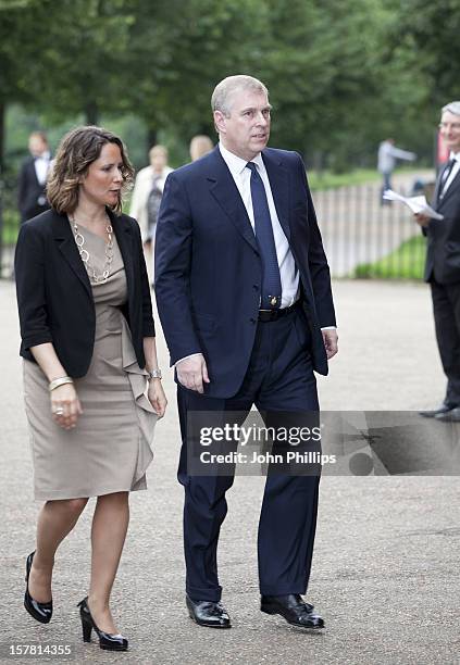 Prince Andrew, The Duke Of York Arriving At The English National Ballet Summer Party At The Orangery, Kensington Gardens, London.