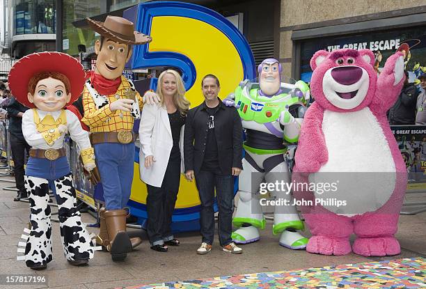Darla K Anderson And Lee Unkrich Arrives For The Toy Story 3 Premiere At Empire Leicester Square, Central London.