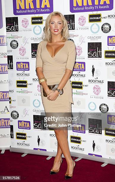 Aisleyne Horgan-Wallace Attends The National Reality Tv Awards At Porchester Hall In London.