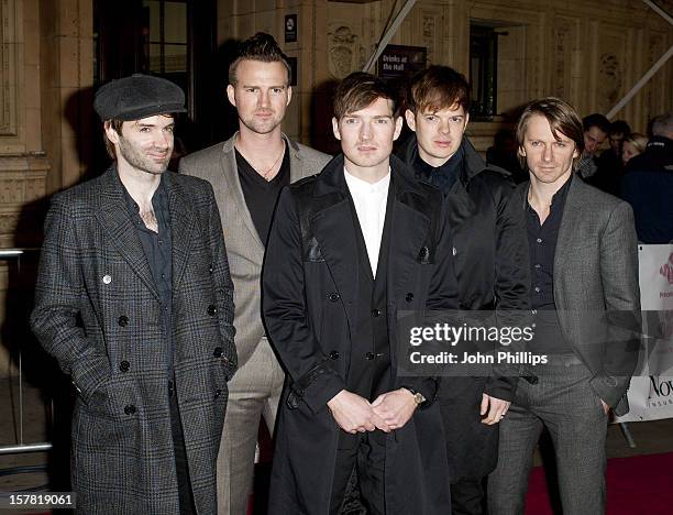 The Feeling Arriving For The Prince'S Trust Rock Gala Ball, At The Royal Albert Hall In West London.