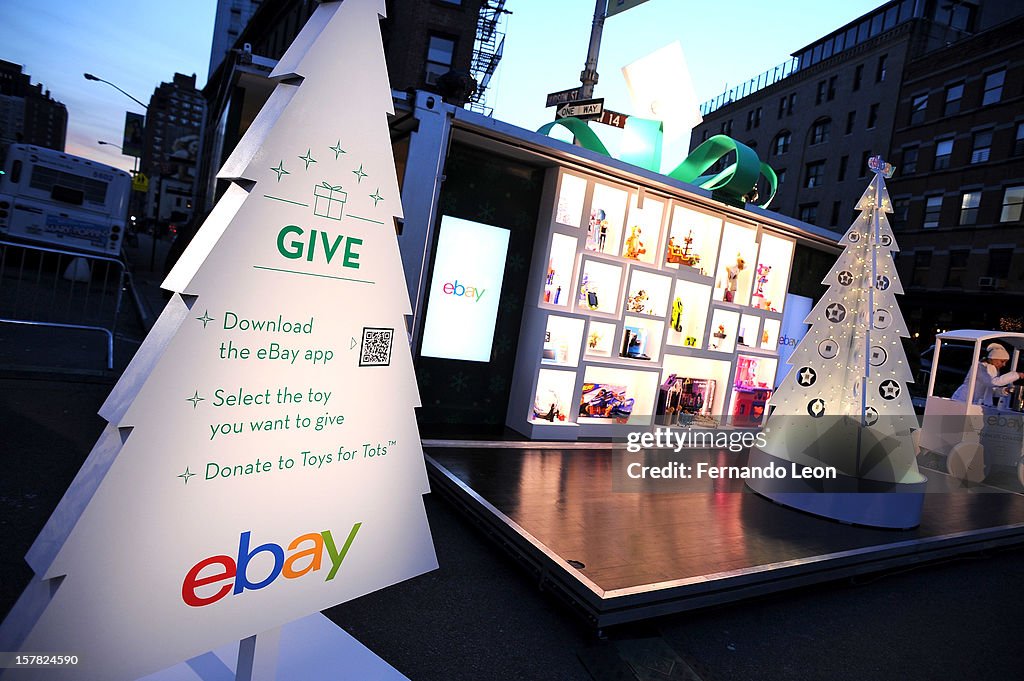 EBay & Actress Jennie Garth Open 'The eBay Toy Box' Pop-Up Store To Benefit Toys For Tots