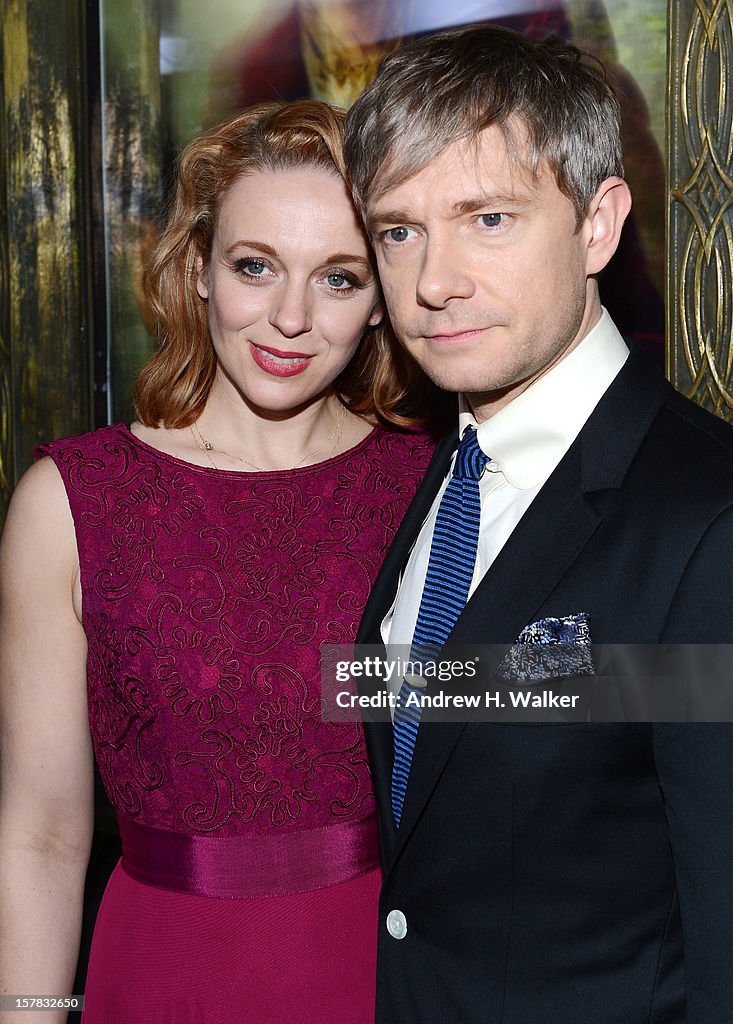 "The Hobbit: An Unexpected Journey" New York Premiere Benefiting AFI - Red Carpet And Introduction