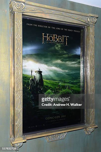 General view of the atmosphere at "The Hobbit: An Unexpected Journey" New York premiere benefiting AFI at Ziegfeld Theater on December 6, 2012 in New...