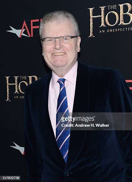Howard Stringer attends "The Hobbit: An Unexpected Journey" New York premiere benefiting AFI at Ziegfeld Theater on December 6, 2012 in New York City.