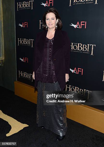 Co-Writerr Philippa Boyens attends "The Hobbit: An Unexpected Journey" New York premiere benefiting AFI at Ziegfeld Theater on December 6, 2012 in...