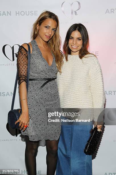 Charlotte Ronson and Ally Hilfiger attend the Charlotte Ronson + Artisan House Host Spring/Summer 2013 Handbag Preview on December 6, 2012 in New...