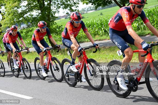 Geraint Thomas of The United Kingdom and Team INEOS Grenadiers competes during the 80th Tour de Pologne 2023, Stage 1 a 183.7km stage from Poznan to...