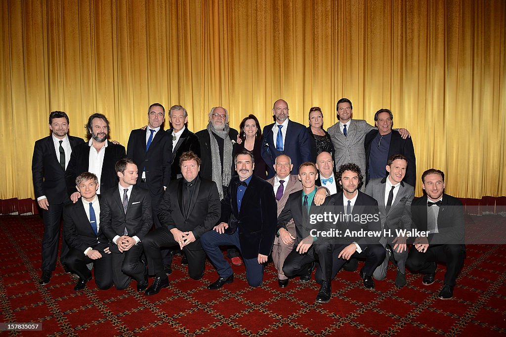 "The Hobbit: An Unexpected Journey" New York Premiere Benefiting AFI - Red Carpet And Introduction
