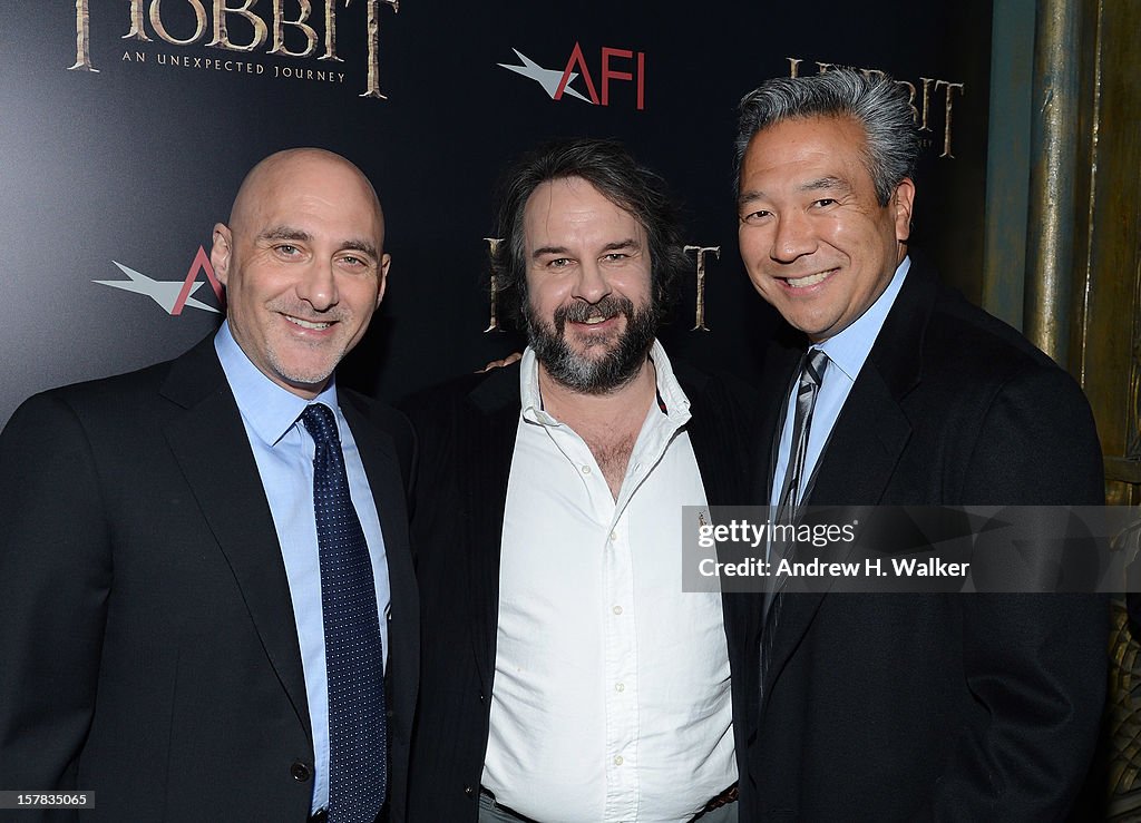 "The Hobbit: An Unexpected Journey" New York Premiere Benefiting AFI - Red Carpet And Introduction