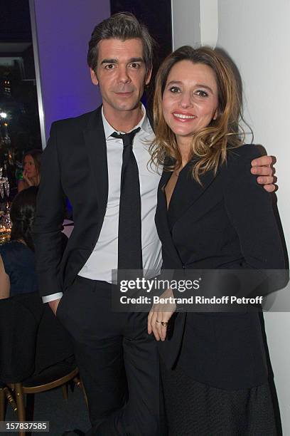 Xavier de Moulins and his wife Anais attend the annual charity dinner for the children of Rwanda, hosted by Babeth Djian to the benefit of A.E.M. ,...