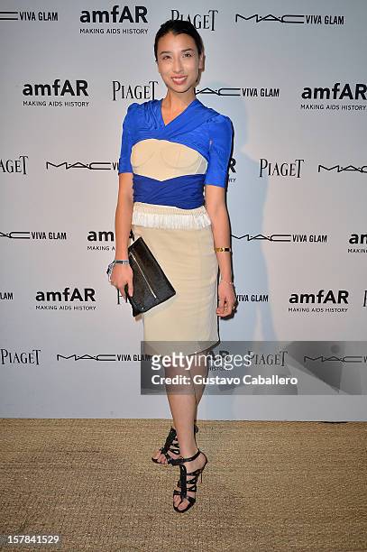 Lily Kwong attends the amfAR Inspiration Miami Beach Party on December 6, 2012 in Miami Beach, United States.